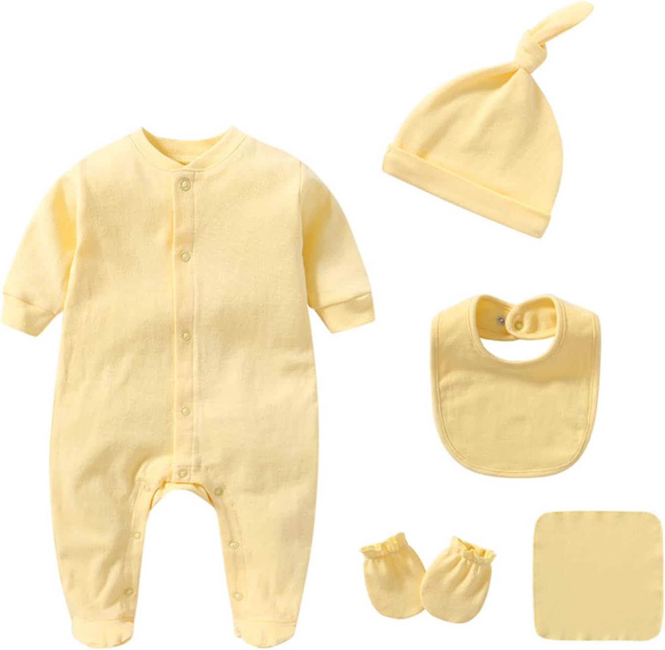 Baby Unisex Baby Cotton Layette Set Gift for Baby Boys Girls Accessories Set