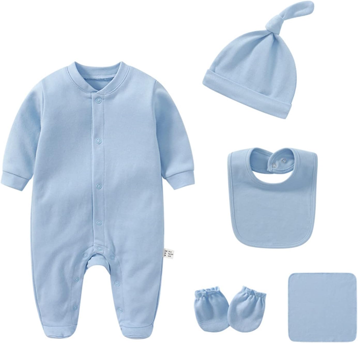 Baby Unisex Baby Cotton Layette Set Gift for Baby Boys Girls Accessories Set