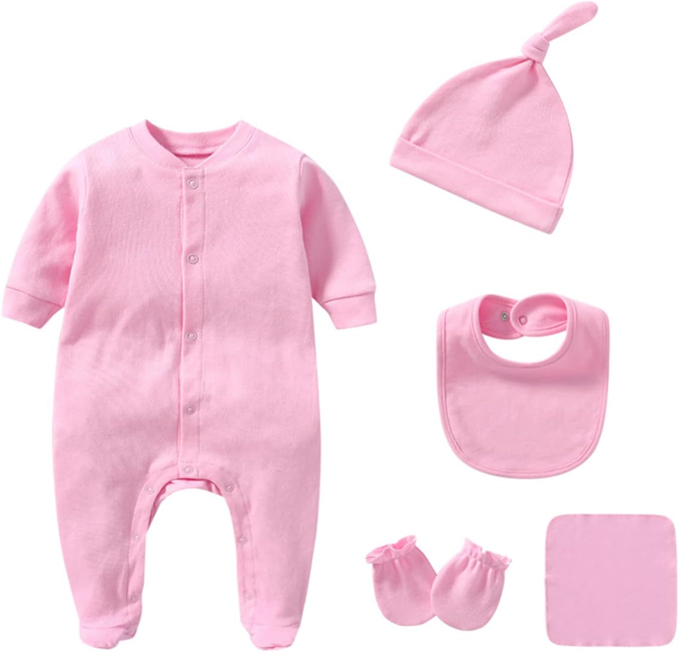 Baby Unisex Baby Cotton Layette Set Gift for Baby Boys Girls Accessories Set