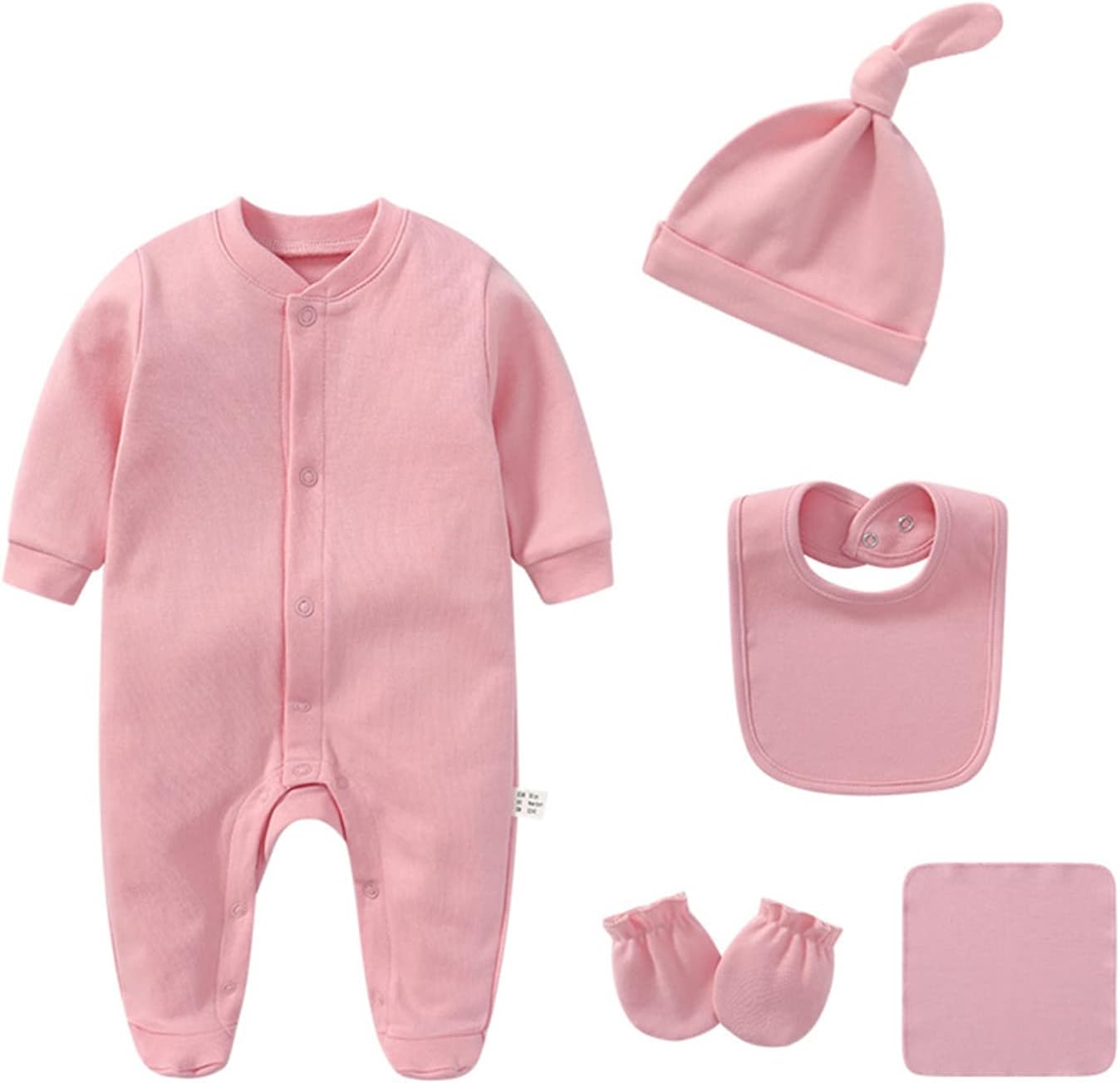 Baby Unisex Baby Cotton Layette Set Gift for Baby Boys Girls Accessories Set