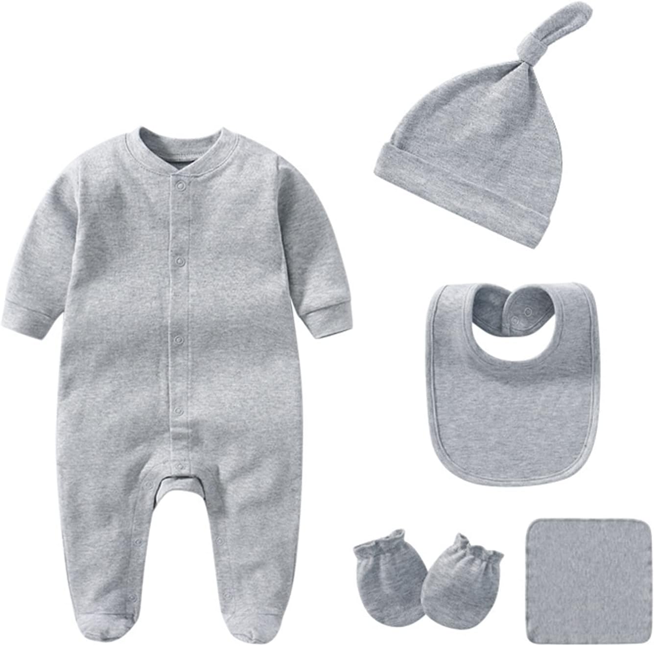 Baby Unisex Baby Cotton Layette Set Gift for Baby Boys Girls Accessories Set